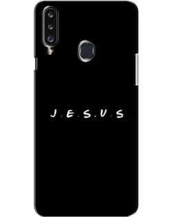 Чехол для Samsung Galaxy A20s (A207) с картинкой «Точки веры J.E.S.U.S.»