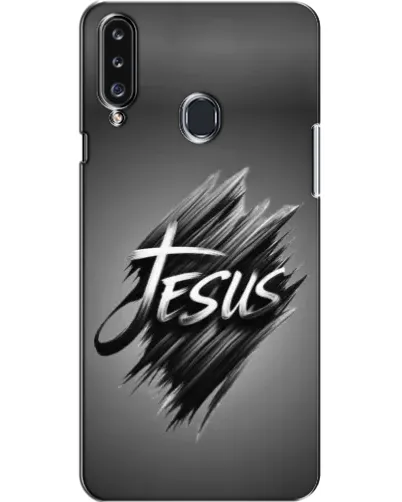 Чехол для Samsung Galaxy A20s (A207) с картинкой «Надпись Jesus Graffiti»