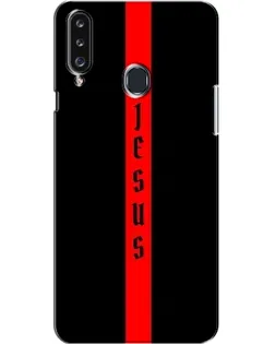 Чехол для Samsung Galaxy A20s (A207) с картинкой «Красная линия веры»