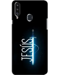 Чехол для Samsung Galaxy A20s (A207) с картинкой «Меч Духа Jesus»