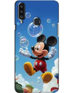 Чехол для Samsung Galaxy A20s (A207) с картинкой «Mickey и мыльные пузыри»