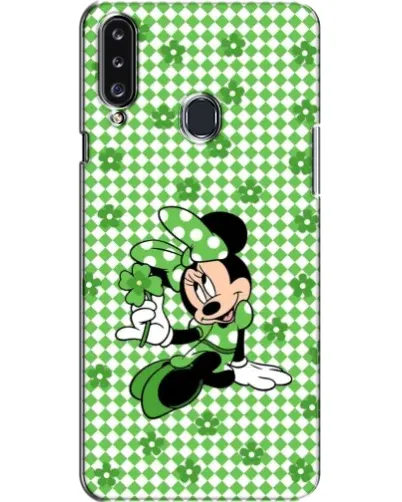 Чехол для Samsung Galaxy A20s (A207) с картинкой «Mickey в клетку»