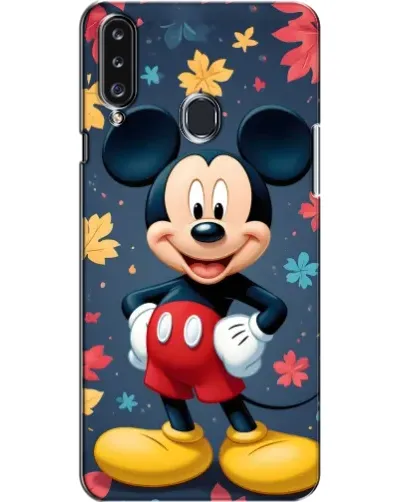 Чехол для Samsung Galaxy A20s (A207) с картинкой «Осенний Mickey Mouse»