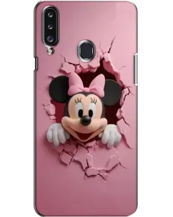 Чехол для Samsung Galaxy A20s (A207) с картинкой «Минни сквозь стену»