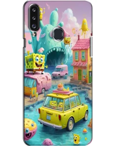 Чехол для Samsung Galaxy A20s (A207) с картинкой «Монстр-трак приключения»