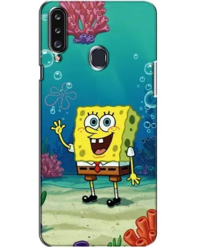 Чехол для Samsung Galaxy A20s (A207) с картинкой «Подводный привет»