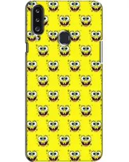 Чехол для Samsung Galaxy A20s (A207) с картинкой «Паттерн Губка Боб»