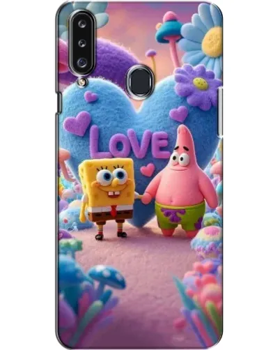 Чехол для Samsung Galaxy A20s (A207) с картинкой «Губка Боб Патрик»