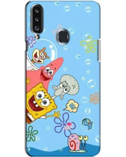 Чехол для Samsung Galaxy A20s (A207) с картинкой «Веселые пузырьки»