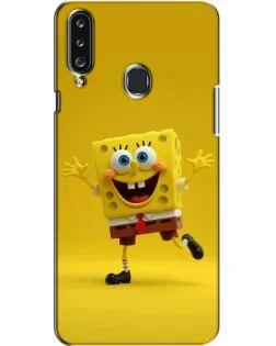 Чехол для Samsung Galaxy A20s (A207) с картинкой «Позитивный Губка Боб»