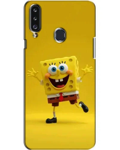 Чехол для Samsung Galaxy A20s (A207) с картинкой «Позитивный Губка Боб»