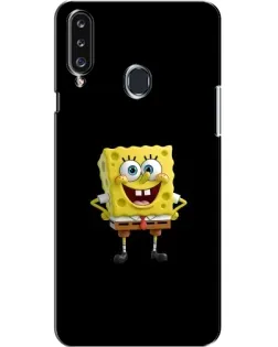 Чехол для Samsung Galaxy A20s (A207) с картинкой «Классический Губка Боб»
