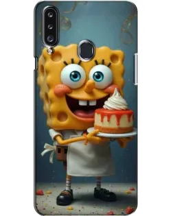 Чехол для Samsung Galaxy A20s (A207) с картинкой «Повар Спанч Боб»