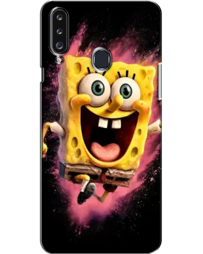 Чехол для Samsung Galaxy A20s (A207) с картинкой «Взрывной Спанч Боб»