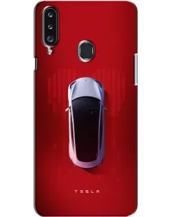 Чехол для Samsung Galaxy A20s (A207) с картинкой «Tesla Top View» Чехол для Samsung Galaxy A20s (A207) с картинкой «Tesla Top View»