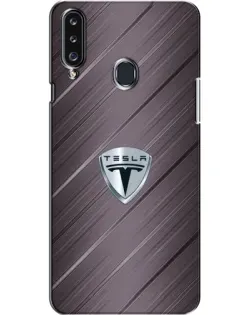 Чехол для Samsung Galaxy A20s (A207) с картинкой «Металлическая текстура Tesla» Чехол для Samsung Galaxy A20s (A207) с картинкой «Металлическая текстура Tesla»