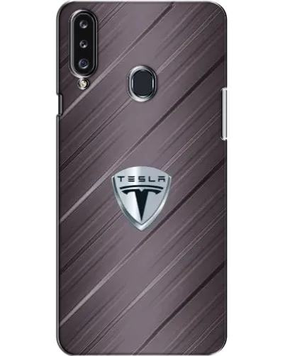 Чехол для Samsung Galaxy A20s (A207) с картинкой «Металлическая текстура Tesla» Чехол для Samsung Galaxy A20s (A207) с картинкой «Металлическая текстура Tesla»