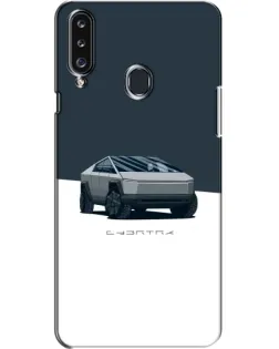 Чехол для Samsung Galaxy A20s (A207) с картинкой «Серебристый Cybertruck Tesla» Чехол для Samsung Galaxy A20s (A207) с картинкой «Серебристый Cybertruck Tesla»