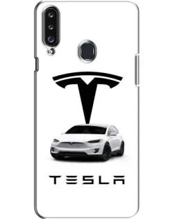 Чехол для Samsung Galaxy A20s (A207) с картинкой «Tesla White Style» Чехол для Samsung Galaxy A20s (A207) с картинкой «Tesla White Style»