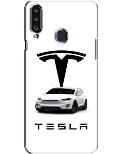 Чехол для Samsung Galaxy A20s (A207) с картинкой «Tesla White Style» Чехол для Samsung Galaxy A20s (A207) с картинкой «Tesla White Style»