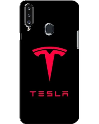 Чехол для Samsung Galaxy A20s (A207) с картинкой «Tesla Red Logo» Чехол для Samsung Galaxy A20s (A207) с картинкой «Tesla Red Logo»