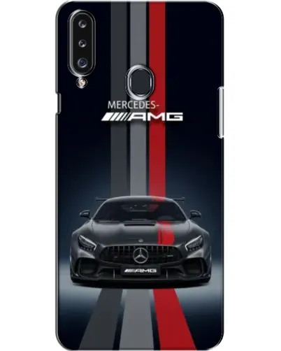 Чохол для Samsung Galaxy A20s (A207) з картинкою «Mercedes — білий карбон» Чохол для Samsung Galaxy A20s (A207) з картинкою «Mercedes — білий карбон»