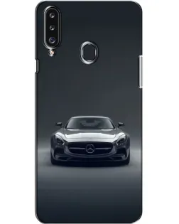 Чохол для Samsung Galaxy A20s (A207) з картинкою «Mercedes на чорному»