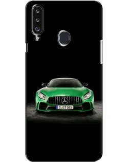 Чохол для Samsung Galaxy A20s (A207) з картинкою «Mercedes — неоновий лого»
