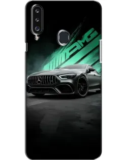 Чохол для Samsung Galaxy A20s (A207) з картинкою «Темний Mercedes AMG»