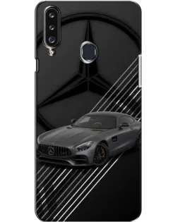 Чохол для Samsung Galaxy A20s (A207) з картинкою «Mercedes AMG — графіка»