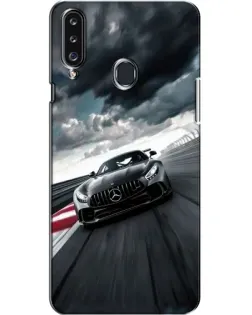 Чохол для Samsung Galaxy A20s (A207) з картинкою «Гоночний Mercedes AMG»