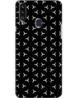 Чехол для Samsung Galaxy A20s (A207) с картинкой «Mercedes паттерн звезд»