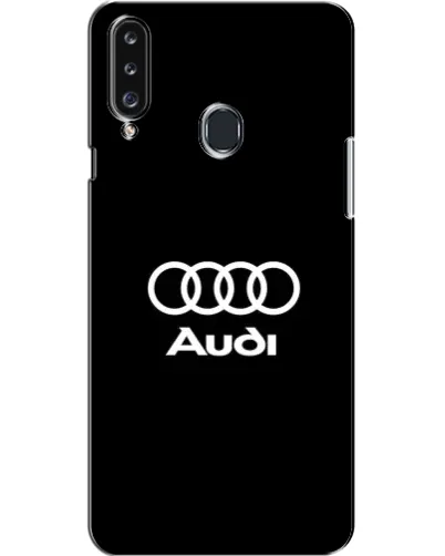 Чехол для Samsung Galaxy A20s (A207) с картинкой «Классическое лого Audi»