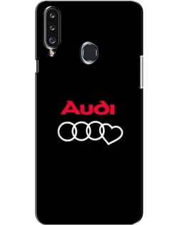 Чехол для Samsung Galaxy A20s (A207) с картинкой «Логотип Audi Heart»