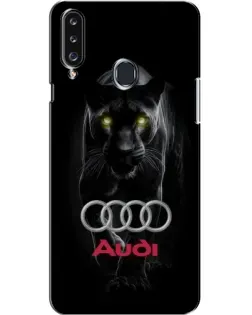 Чехол для Samsung Galaxy A20s (A207) с картинкой «Пантера и Audi»