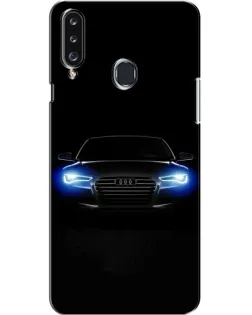 Чехол для Samsung Galaxy A20s (A207) с картинкой «Audi в неоне»