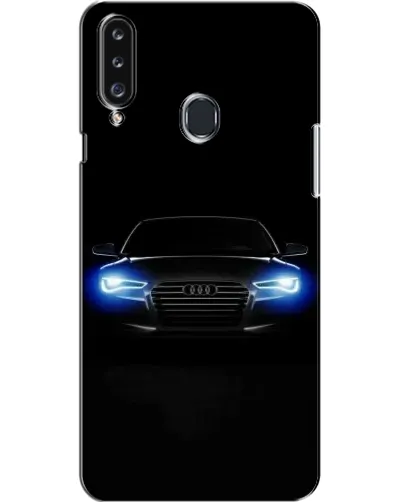 Чехол для Samsung Galaxy A20s (A207) с картинкой «Audi в неоне»