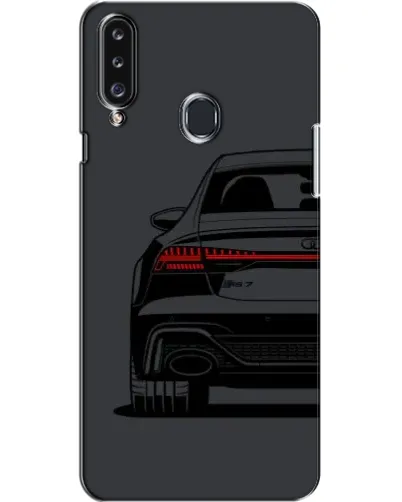 Чехол для Samsung Galaxy A20s (A207) с картинкой «Задняя часть Audi — арт»