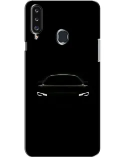 Чехол для Samsung Galaxy A20s (A207) с картинкой «Взгляд Audi в темноте»