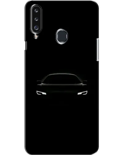 Чехол для Samsung Galaxy A20s (A207) с картинкой «Взгляд Audi в темноте»