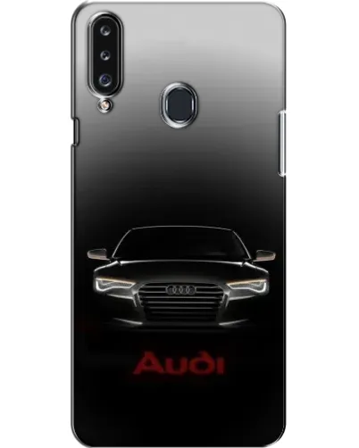 Чехол для Samsung Galaxy A20s (A207) с картинкой «Audi — градиентный контур»