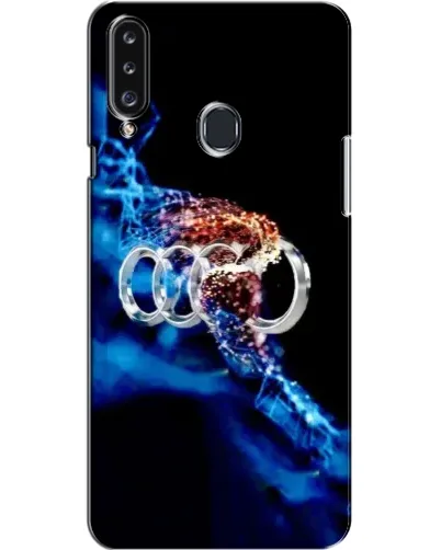 Чехол для Samsung Galaxy A20s (A207) с картинкой «Энергия лого Audi»