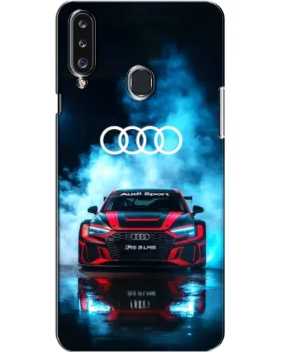 Чехол для Samsung Galaxy A20s (A207) с картинкой «Audi Sport — неон»