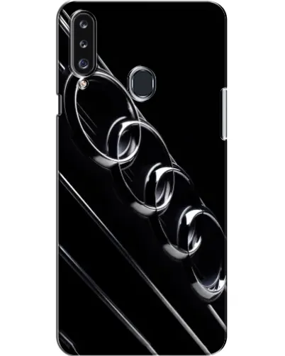 Чехол для Samsung Galaxy A20s (A207) с картинкой «Audi — абстрактные кольца»