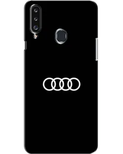 Чехол для Samsung Galaxy A20s (A207) с картинкой «Audi White Logo»