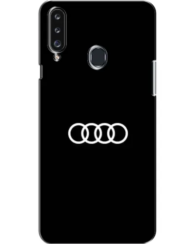 Чехол для Samsung Galaxy A20s (A207) с картинкой «Audi White Logo»