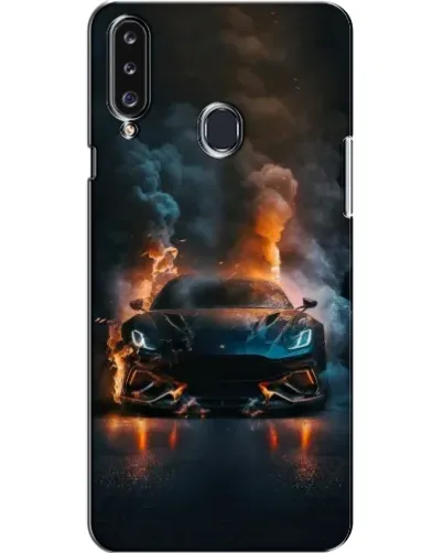 Чехол для Samsung Galaxy A20s (A207) с картинкой «Lamborghini дымная эстетика»