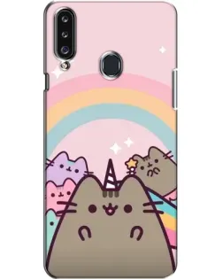 Чехол для Samsung Galaxy A20s (A207) с картинкой «Единорог Pusheen»