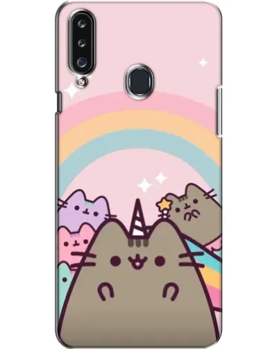 Чехол для Samsung Galaxy A20s (A207) с картинкой «Единорог Pusheen»