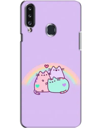 Чехол для Samsung Galaxy A20s (A207) с картинкой «Радужные Пушины»